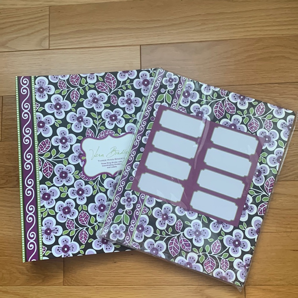 Vera Bradley Frills Plum Petals Messenger Bag - Picture 2 of 10